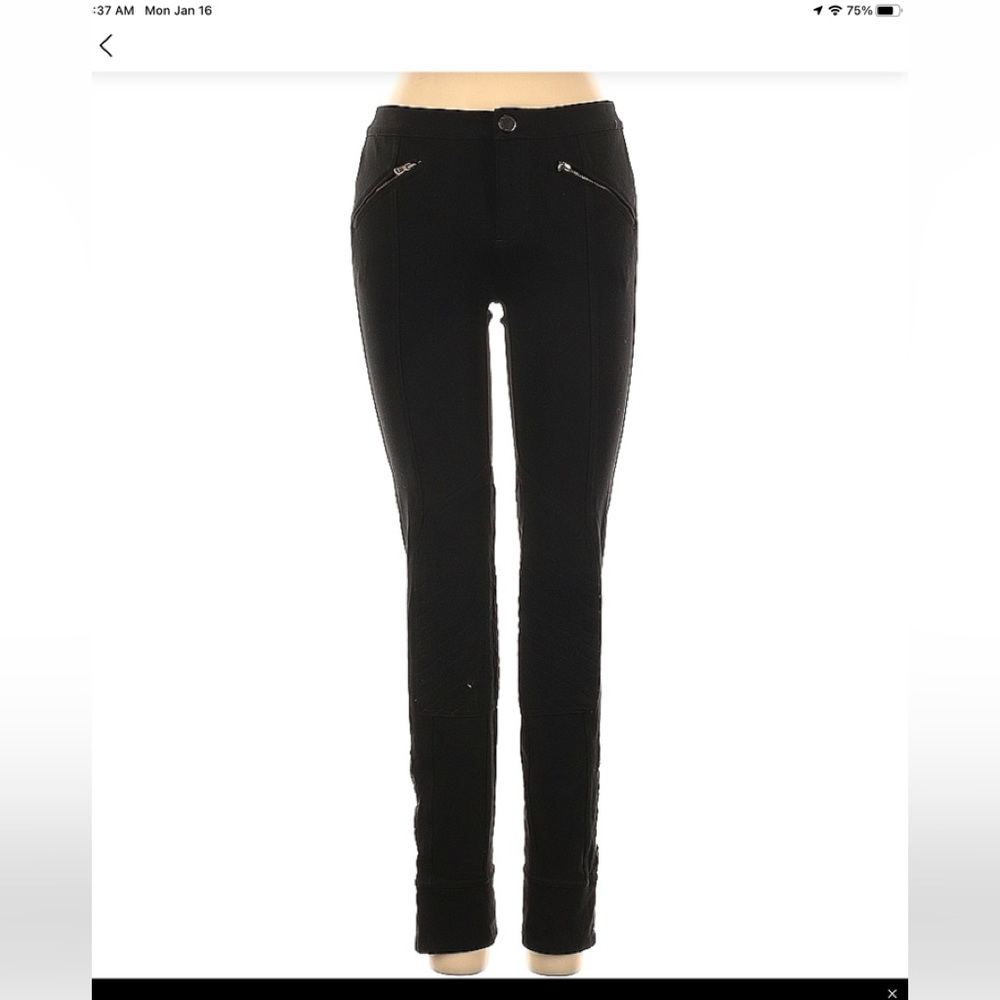 - Marc By  Marc Jacobs  bikercore ,goth metal zip accent Pants  SZ 2